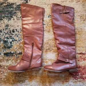 Brown Over the Knee Boots